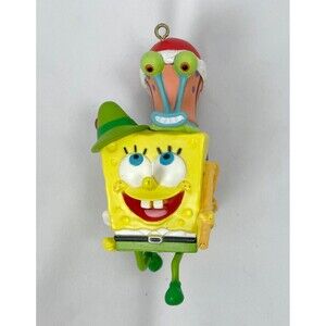 Spongebob Squarepants Santa’s Spongy Helper Christmas Ornament Carlton